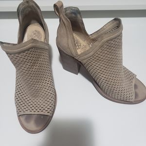 Vince Camuto Open Toe Booties